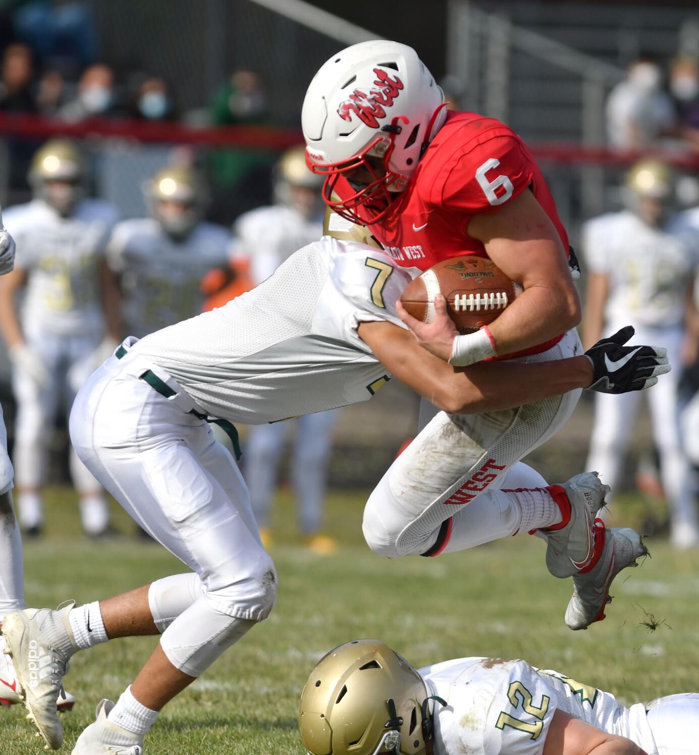 Mankato West football v. Rochester Mayo